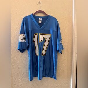 San Diego Chargers - Philip Rivers vintage NFL Blue and Gold Football Jersey